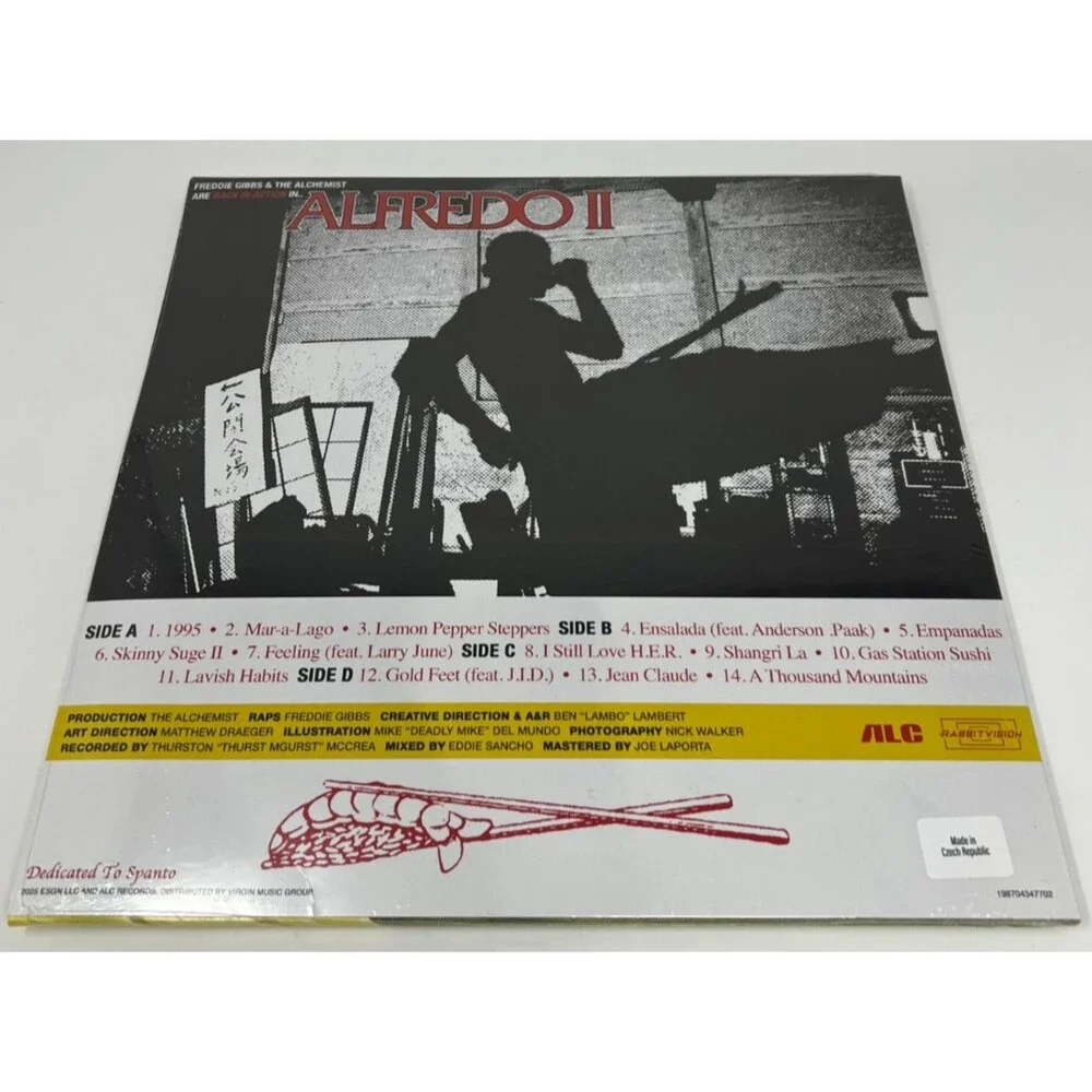 Freddie Gibbs and the Alchemist Alfredo 2 ROUGH TRADE  Color Vinyl 2LP /500 - Picture 6 of 6